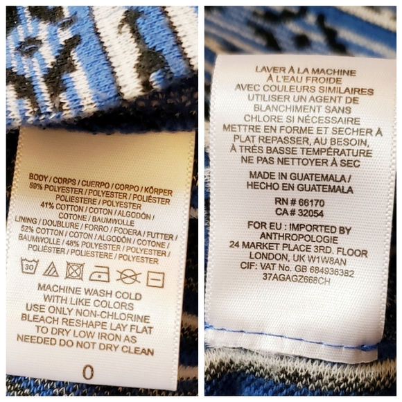 Maeve Anthropologie Lazuli Tribal Print Dress Sz 0 - Picture 7 of 7